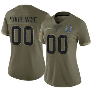 Grant Stuard Men's Nike Blue Indiana Nights Indianapolis Colts Alternate Custom Game Jersey