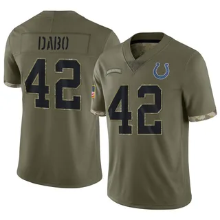 Women's Indianapolis Colts Marcel Dabo Nike Royal Game Player Jersey