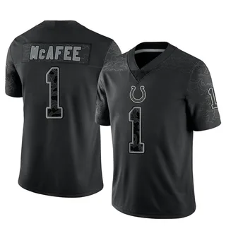 Pat McAfee Jersey Black Colts Elite USA Flag Fashion Men