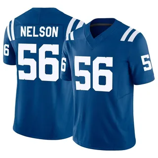 Men's Nike Quenton Nelson Royal Indianapolis Colts Alternate Vapor Limited  Jersey