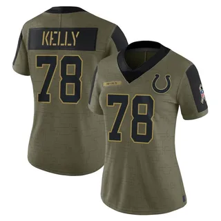 Nike Indianapolis Colts #78 Ryan Kelly White/Pink Women's Stitched